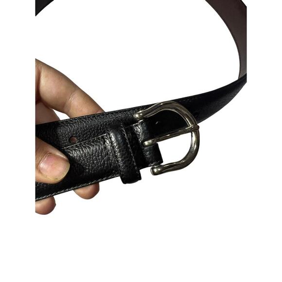 coach, leather belt size, extra large black with sliver - Picture 4 of 4
